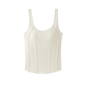 Áo Tank top thể thao 3097WX Trắng ngà
