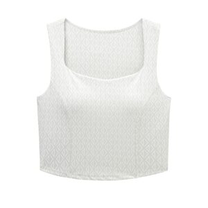 Áo Tank top thể thao 5138WX Trắng