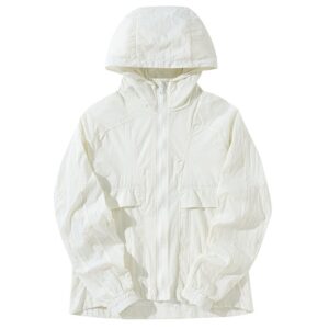Áo khoác chống nắng 5201YF Trắng kem
