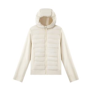 Áo khoác lông vũ 727YRF Trắng kem