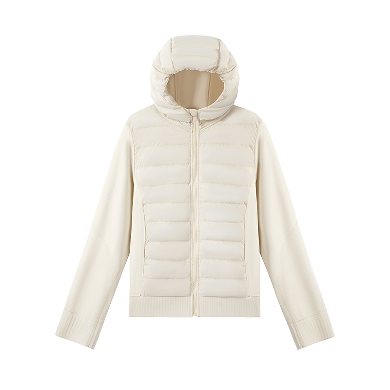 Áo khoác lông vũ 727YRF Trắng kem