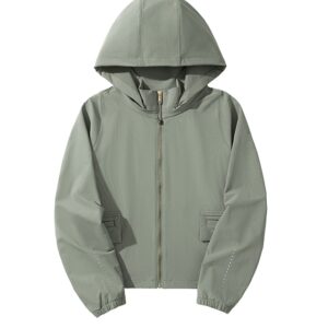 Áo khoác thể thao 9107YF Xanh rêu khói