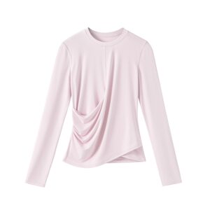 Áo thun dài tay 3029YF Hồng pastel