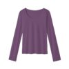 Áo thun dài tay 5223CX Tím ruốc