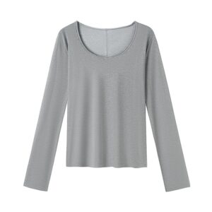 Áo thun dài tay 5223CX Xám ghi