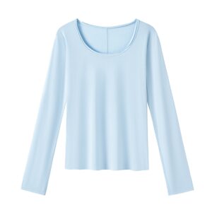 Áo thun dài tay 5223CX Xanh da trời