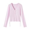 Áo thun dài tay Cardigan 5071TX Hồng baby