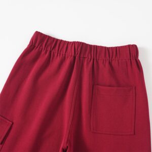 Quần thể thao ống rộng 9108KZ Đỏ